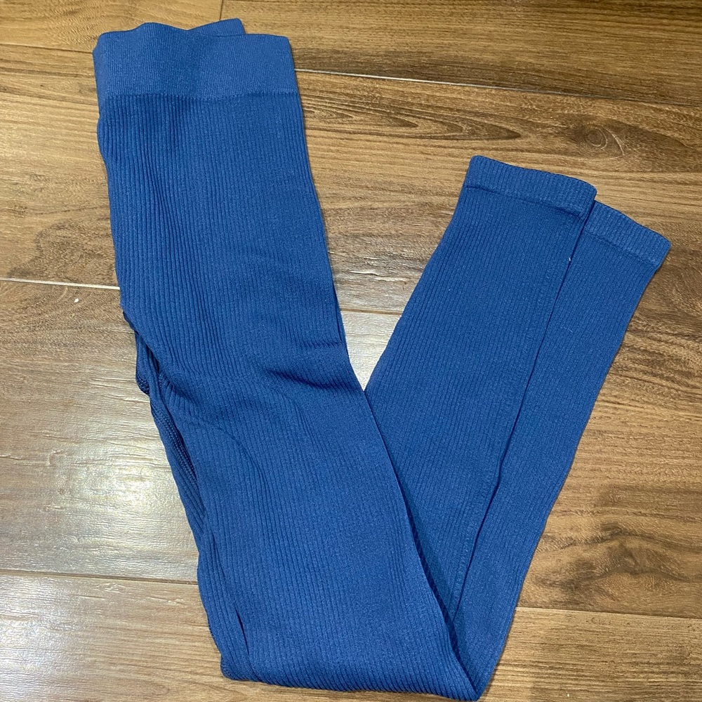nazy blue seemless leggings